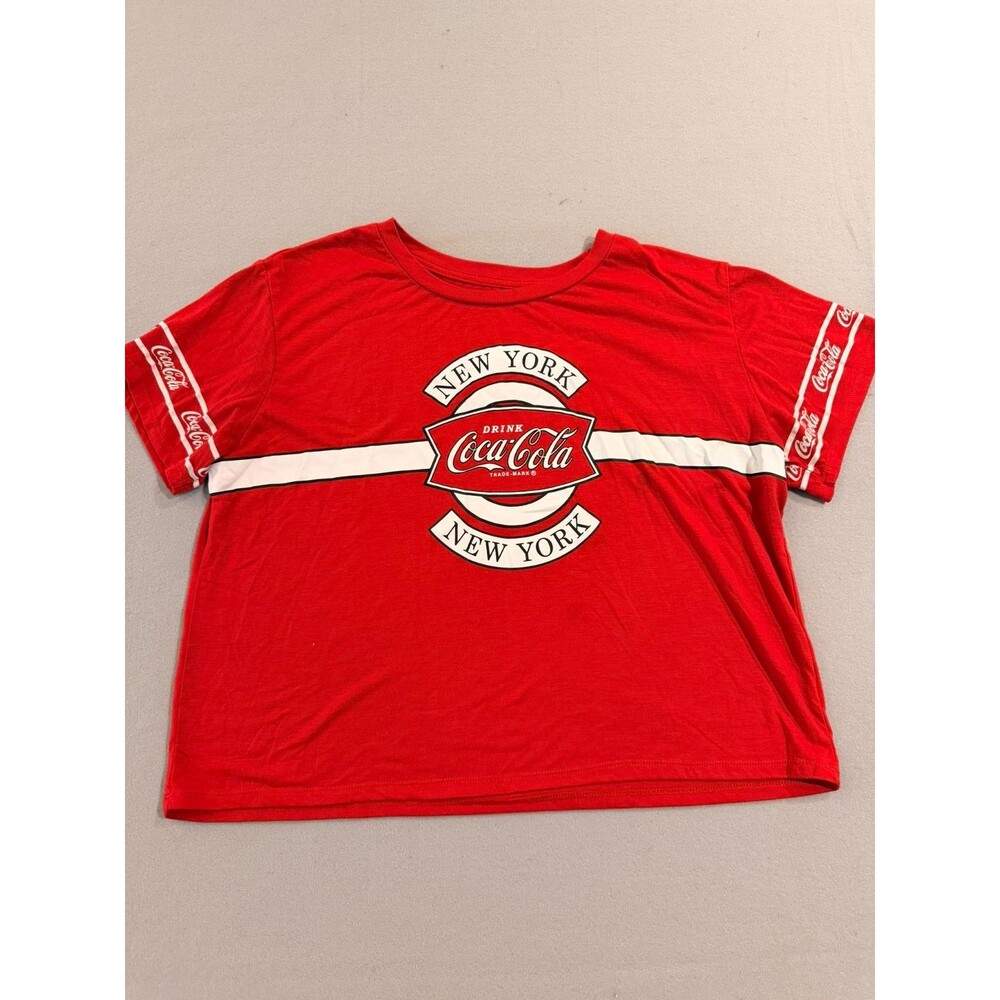 2019 3XL Vintage Coke Coca Cola Crop Top Oversized boyfriend fit Tee